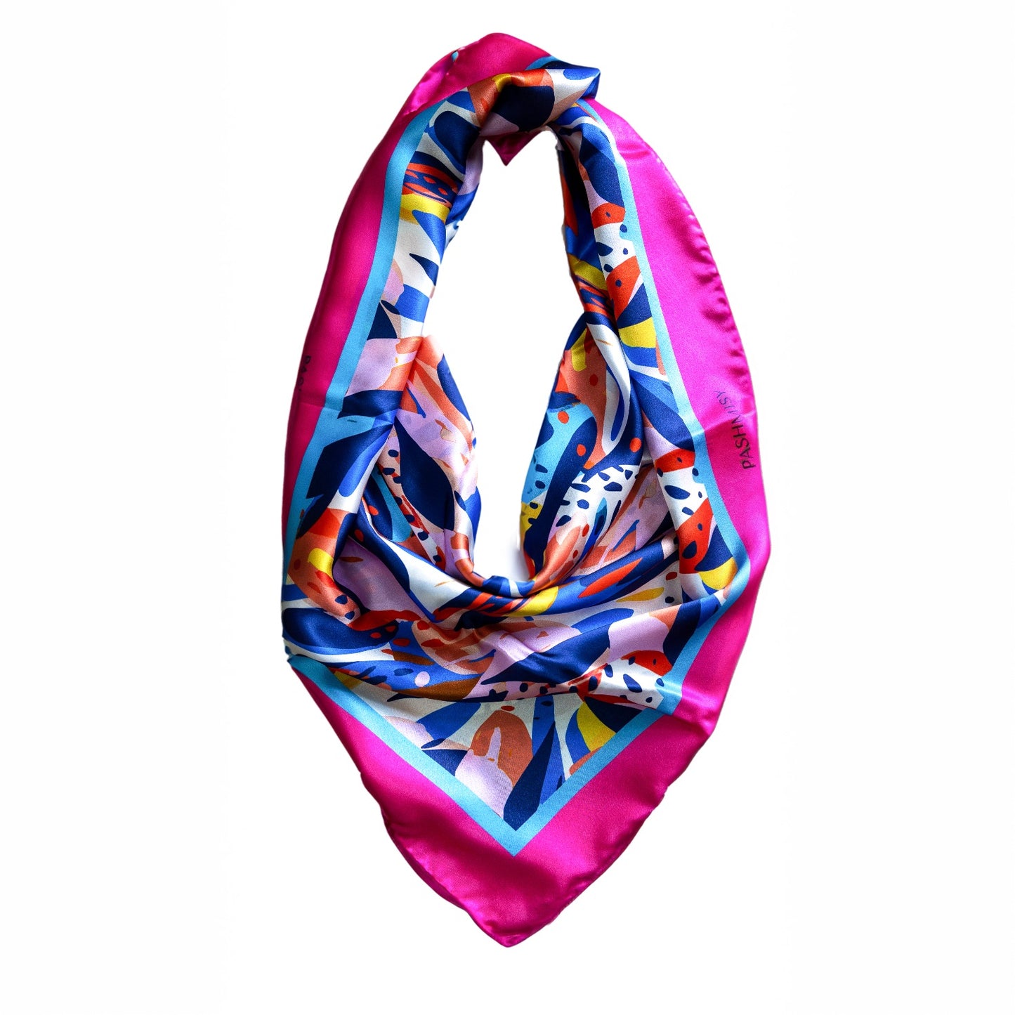 Pink Haze Square Silk Scarf