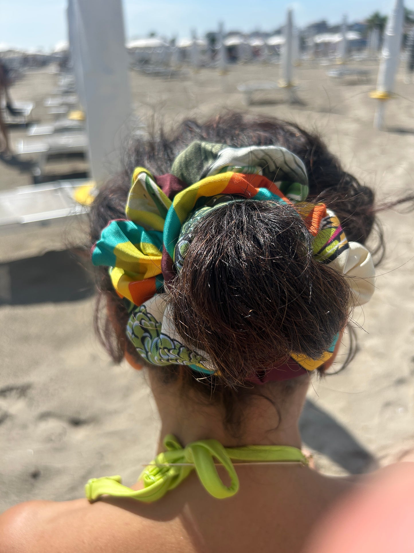 Tropical Glow Scrunchie