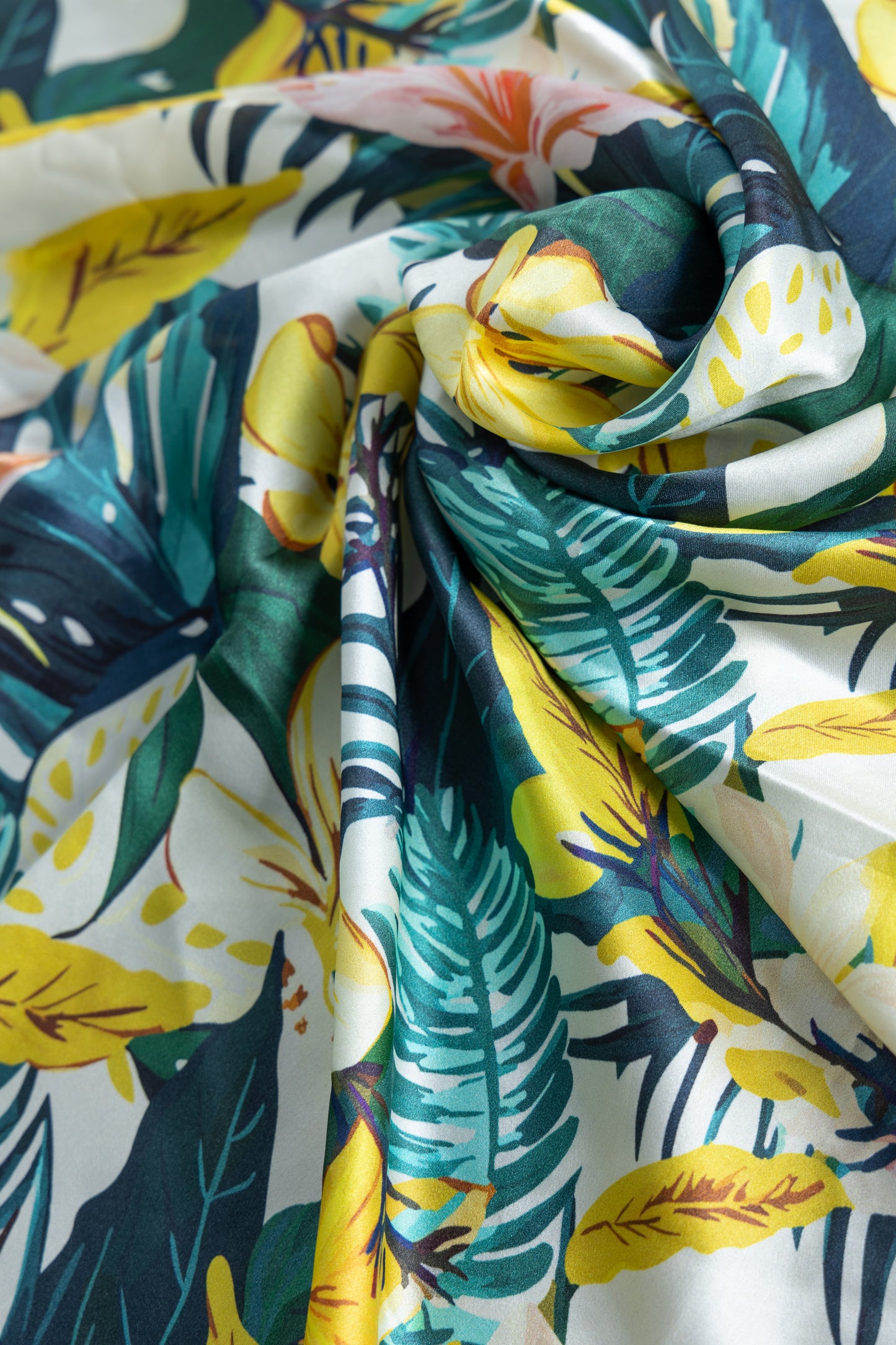 Pistachio Exotic Paradise Silk Scarf