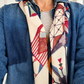 Mosaic Garden Italian Light Wool Scarf