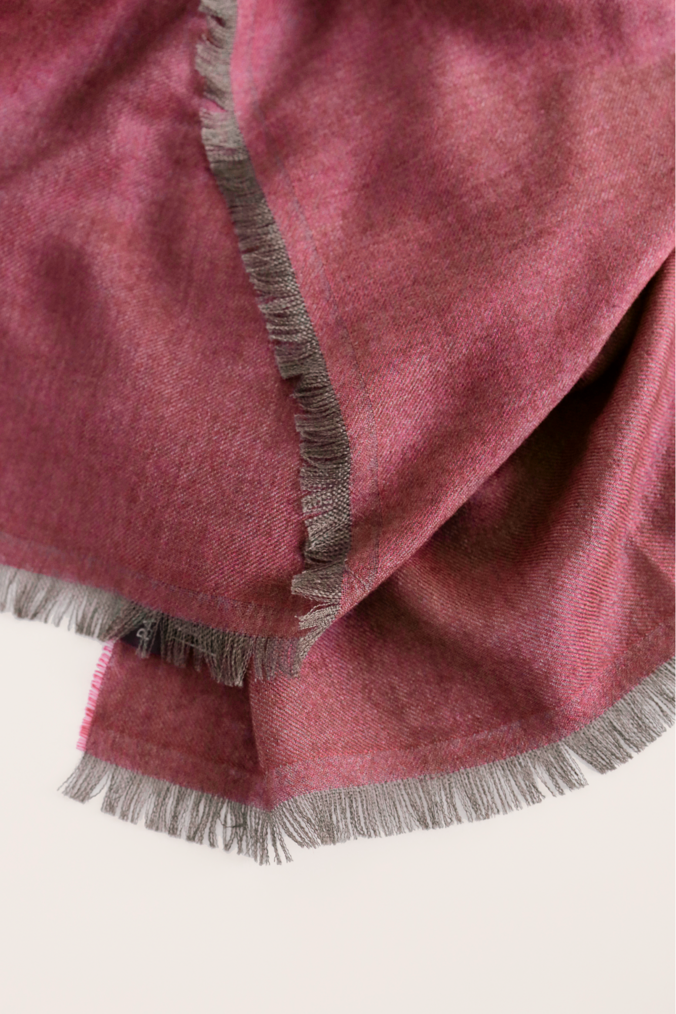 Amaranth Cashmere Shawl