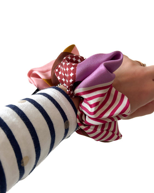 Candy Pop Silk Scrunchie