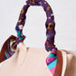 Cosmic Stripes Silk Ribbon – Purple