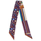 Cosmic Stripes Silk Ribbon – Purple