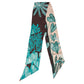 Tropical Botanica Silk Ribbon - Chocolate (13x140cm)