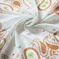 Mint Paisley Cotton Bandana Scarf – Square Cotton Neck Scarf (70 × 70 cm)