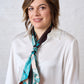 Tropical Botanica Silk Ribbon - Chocolate (13x140cm)
