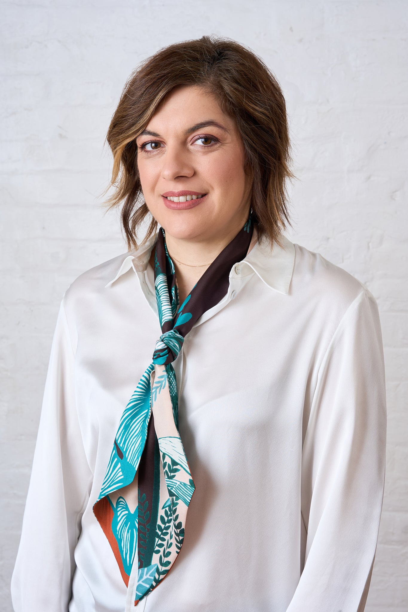 Tropical Botanica Silk Ribbon - Chocolate (13x140cm)
