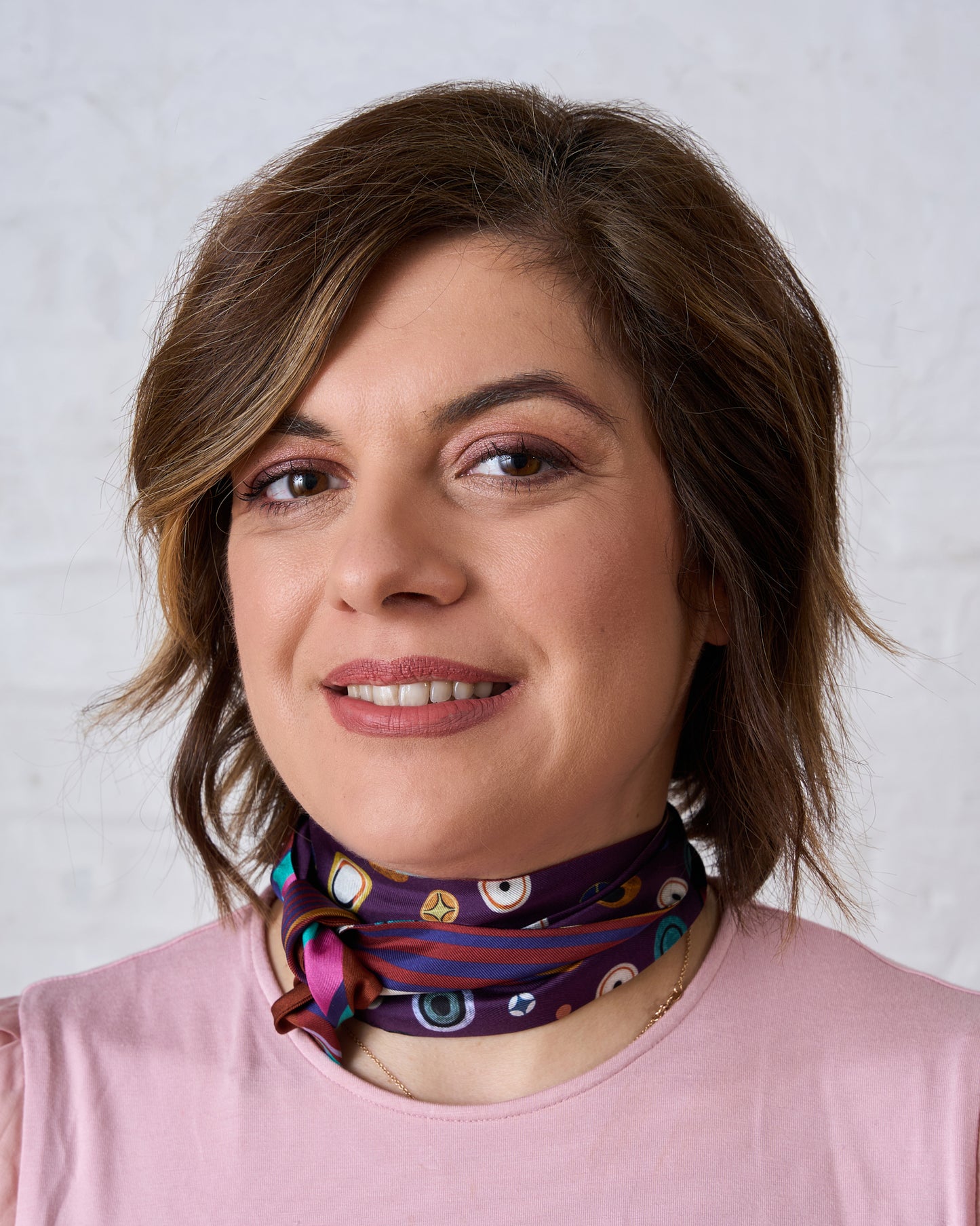 Cosmic Stripes Silk Ribbon – Purple