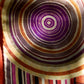 Sunset Geometry Silk Scarf – Italian Square Silk Scarf 53 × 53 cm