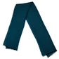 Midnight Teal Cashmere and Silk Shawl – Made in Italy (47x180 cm)