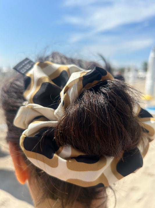 Golden Waves Scrunchie