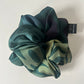Green Animal Print Scrunchie