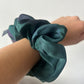 Green Animal Print Scrunchie