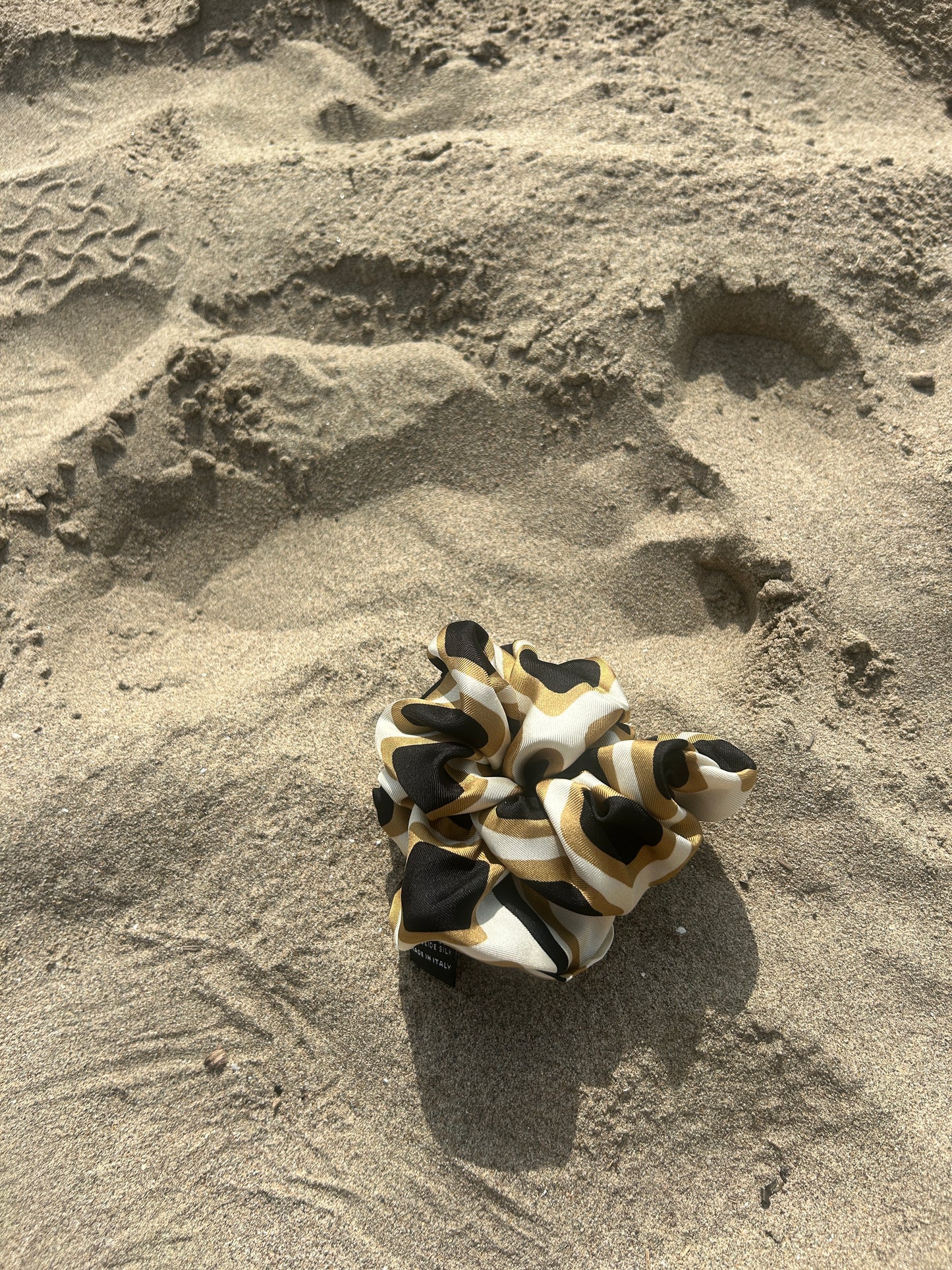 Golden Waves Scrunchie