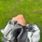Black Marble Scrunchie