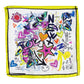 Chartreuse Yellow Mixed Emotions Silk Scarf