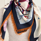 Mosaic Garden Italian Light Wool Scarf