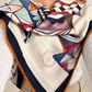 Mosaic Garden Italian Light Wool Scarf