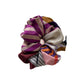 Plum & Gold Silk Scrunchie