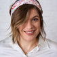 Red Paisley Cotton Bandana Scarf – Square Cotton Neck Scarf (70 × 70 cm)