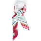 Red Paisley Cotton Bandana Scarf – Square Cotton Neck Scarf (70 × 70 cm).