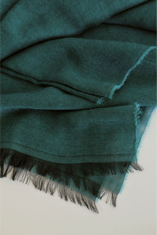 Teal Green Wrapping Shawl