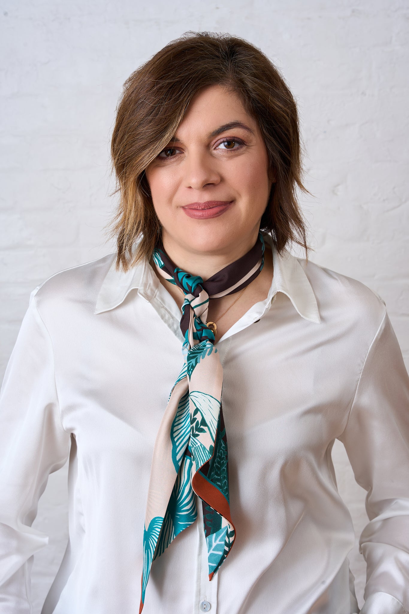 Tropical Botanica Silk Ribbon - Chocolate (13x140cm)