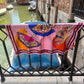 VENTAGLIO ROSA – ITALIAN SILK SQUARE SCARF.