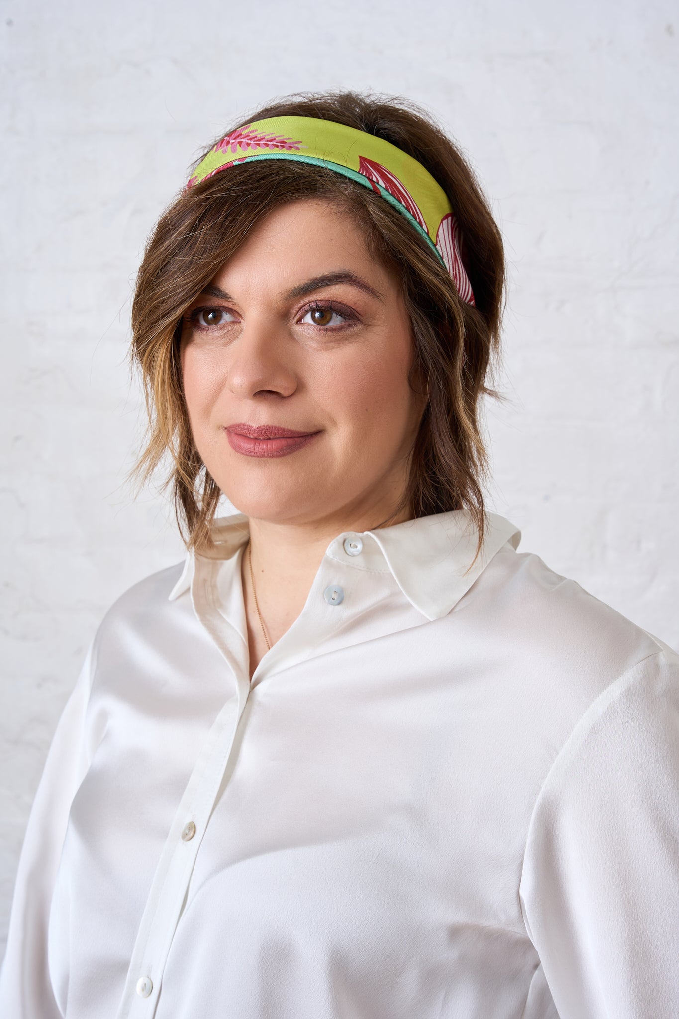 Vibrant Tropical Silk Ribbon (13x140cm)